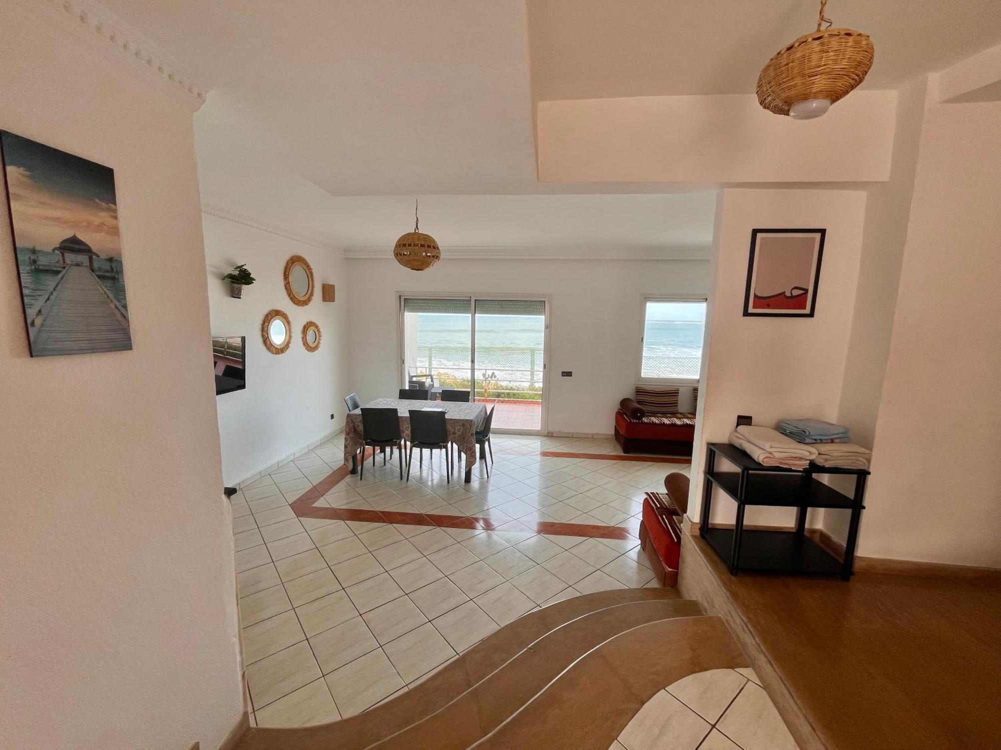 Splendid Beachfront Villa In Sidi Bouzid Beach With Pool Douar Ourlali Esterno foto