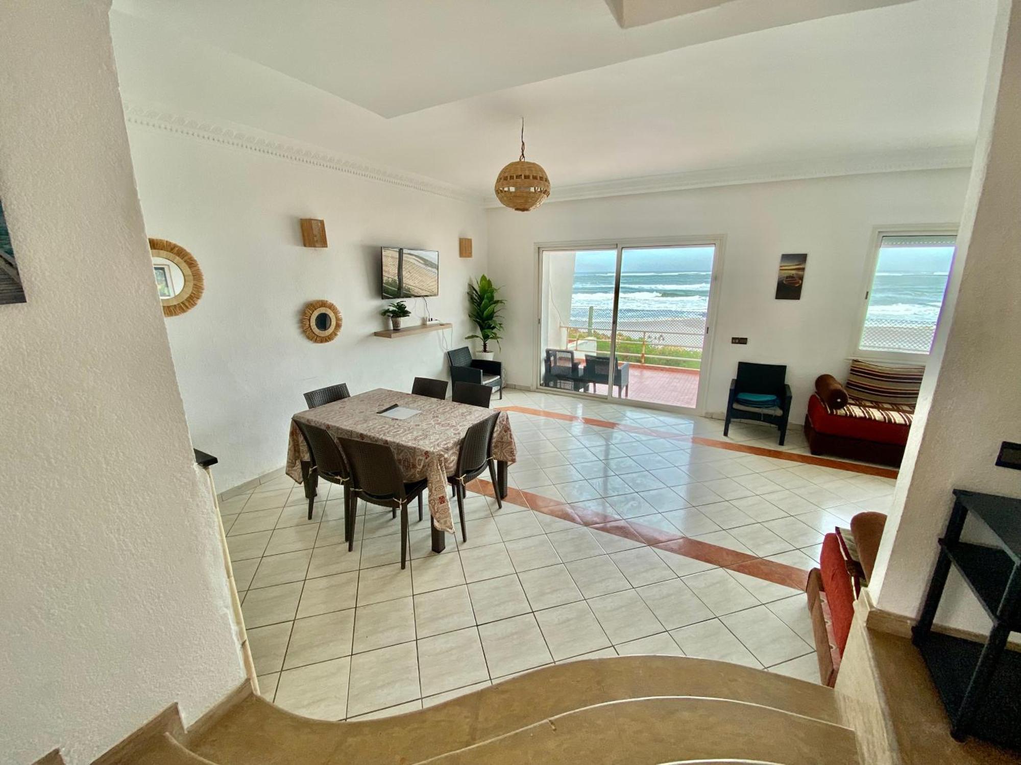 Splendid Beachfront Villa In Sidi Bouzid Beach With Pool Douar Ourlali Esterno foto