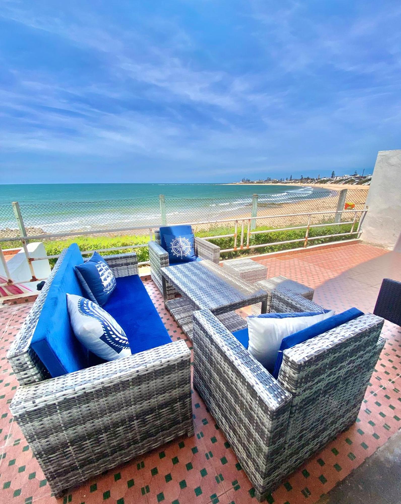 Splendid Beachfront Villa In Sidi Bouzid Beach With Pool Douar Ourlali Esterno foto